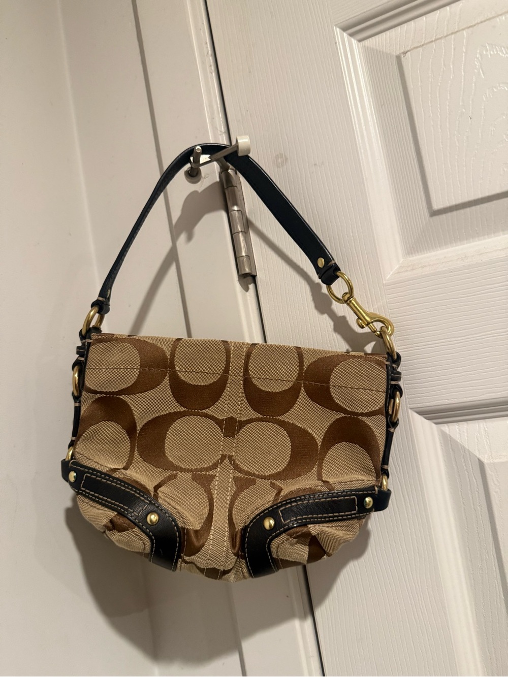 COACH Y2K SIGNATURE MONOGRAM JACQUARD BAG
